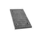 Gummiplatten Gummiauflage für Hebebühne JAB Becker Lkw 220 x 120 x 12 mm mit Stahlplatte