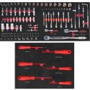 MARCO TOOLS XXL Werkstattwagen 12 Schubladen 471-tlg. Werkzeugsatz Holzplatte