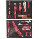 MARCO TOOLS XXL Werkstattwagen 12 Schubladen 471-tlg. Werkzeugsatz Holzplatte
